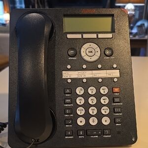Qty. 8 Black Avaya Office Phone